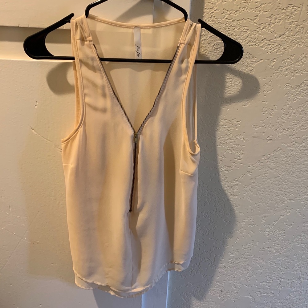 Fio Fio Front Zipper Top